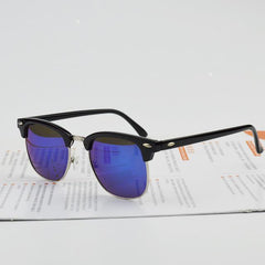 Half Metal Mirror Sunglasses 16 Colors