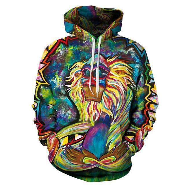 Meditating Rafiki Unisex Hoodie