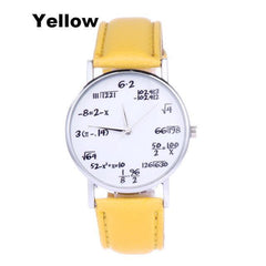 Math Watch With Mathematical Expressions