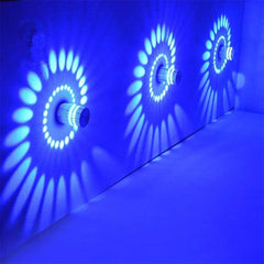 Amazing Spiral Decorating Wall Lamp