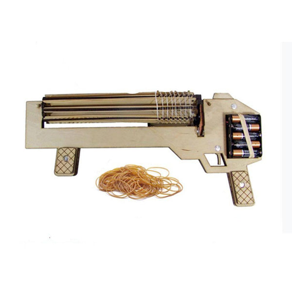 Rubber Band Wooden Machine Gun